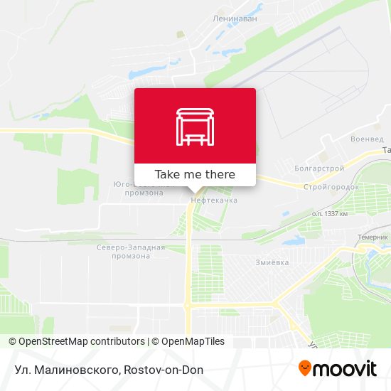 Ул. Малиновского map