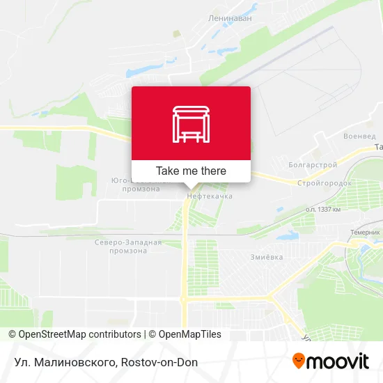 Ул. Малиновского map