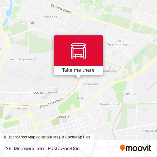 Ул. Менжинского map