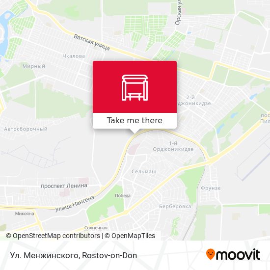 Ул. Менжинского map