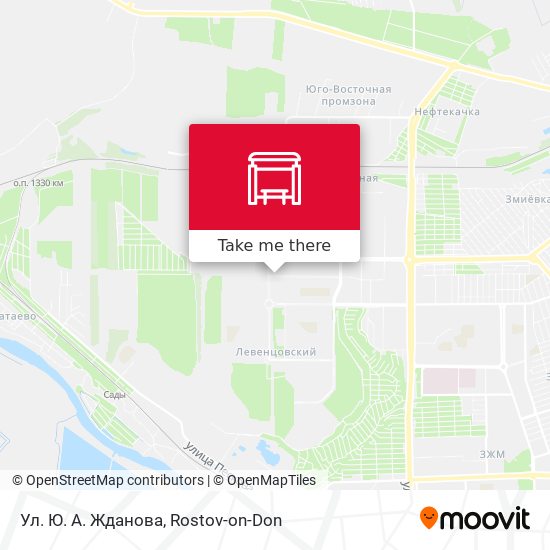 Ул. Ю. А. Жданова map