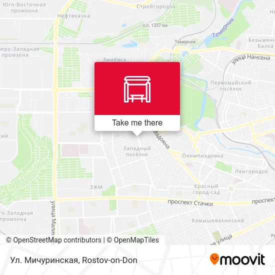 Ул. Мичуринская map