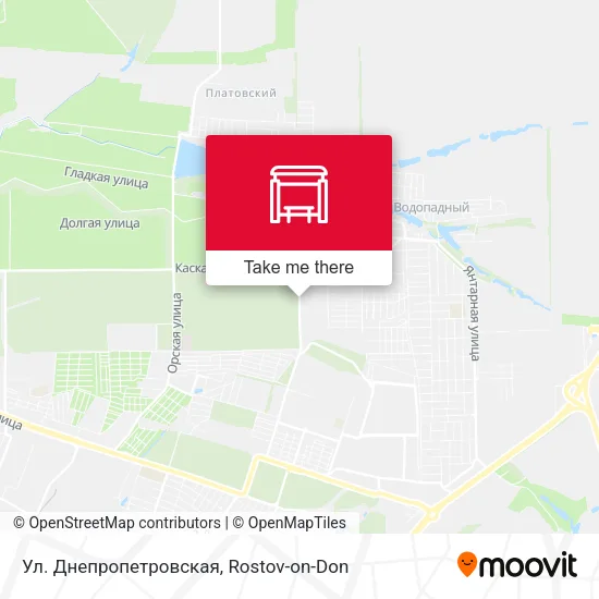 Ул. Днепропетровская map
