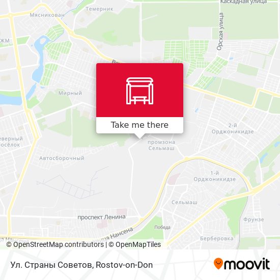 Ул. Страны Советов map