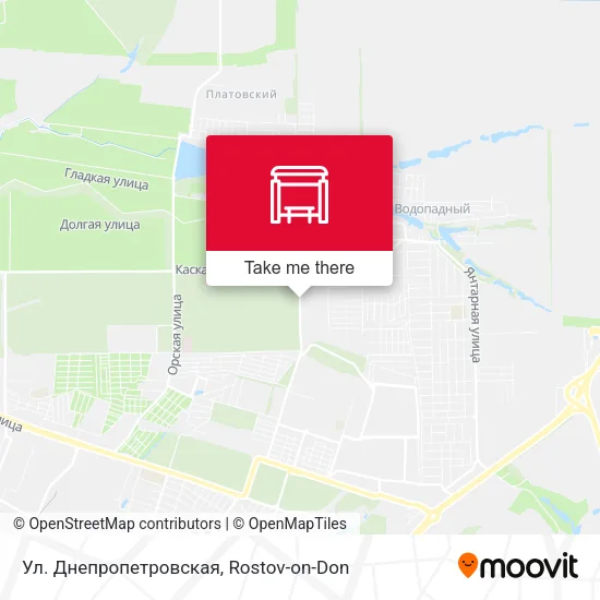Ул. Днепропетровская map