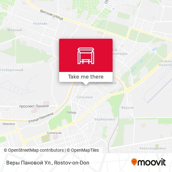 Веры Пановой Ул. map