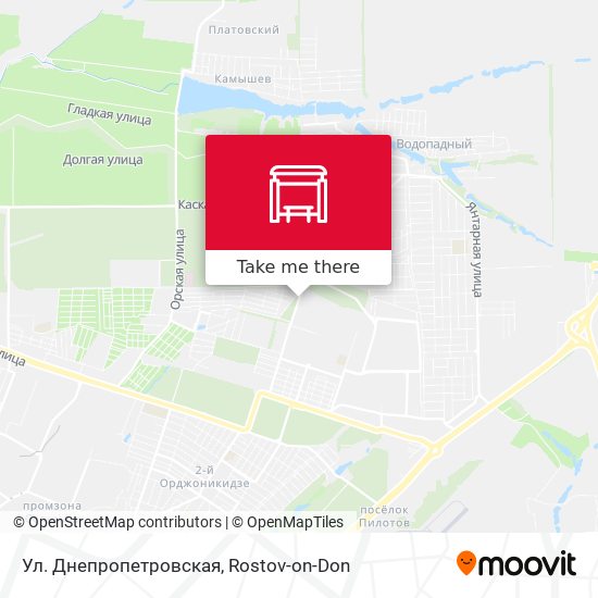 Ул. Днепропетровская map