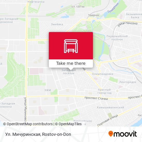 Ул. Мичуринская map
