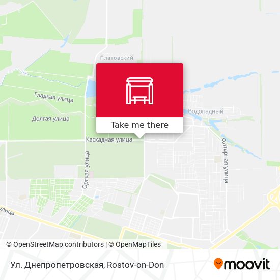 Ул. Днепропетровская map