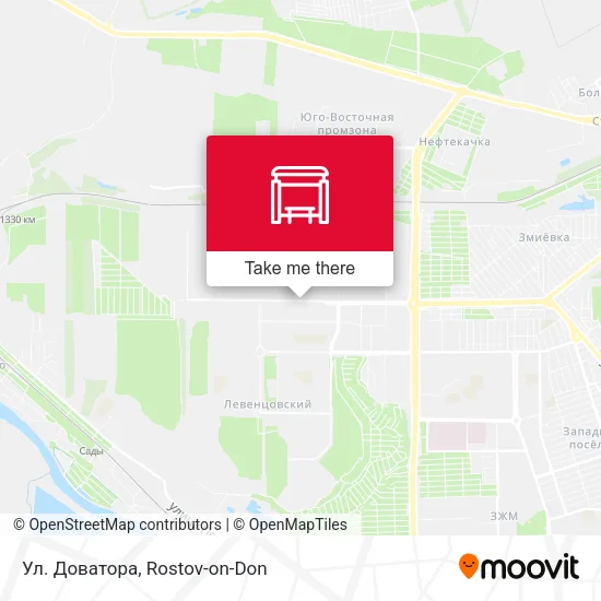 Ул. Доватора map
