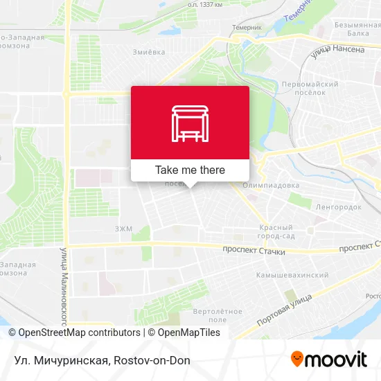 Ул. Мичуринская map