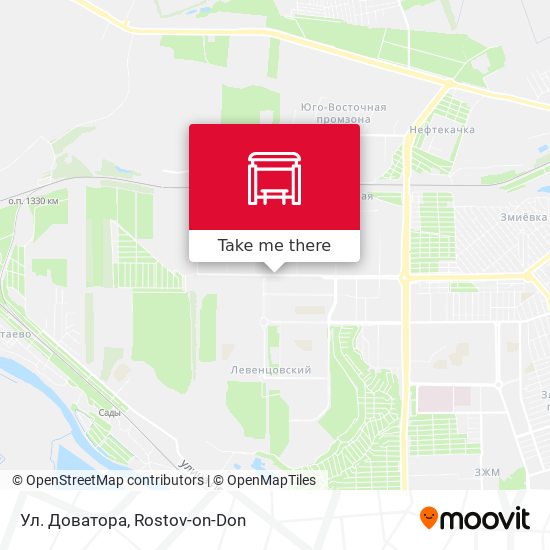 Ул. Доватора map