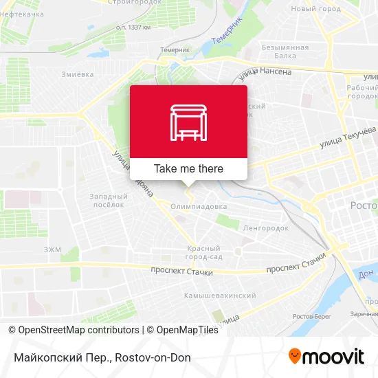 Майкопский Пер. map