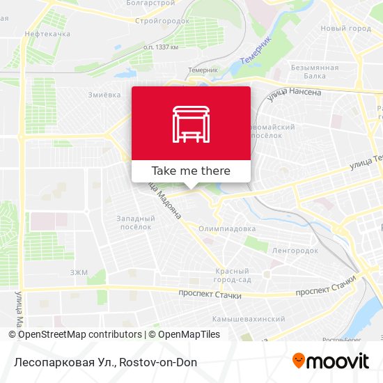 Лесопарковая Ул. map