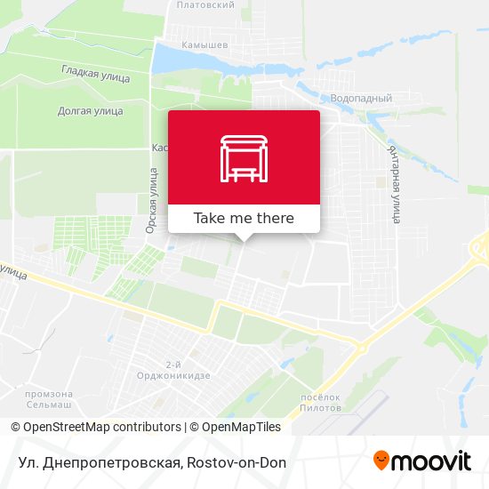 Ул. Днепропетровская map