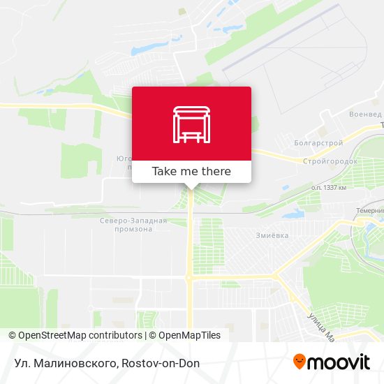 Ул. Малиновского map