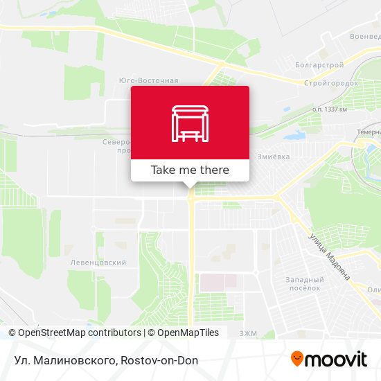 Ул. Малиновского map