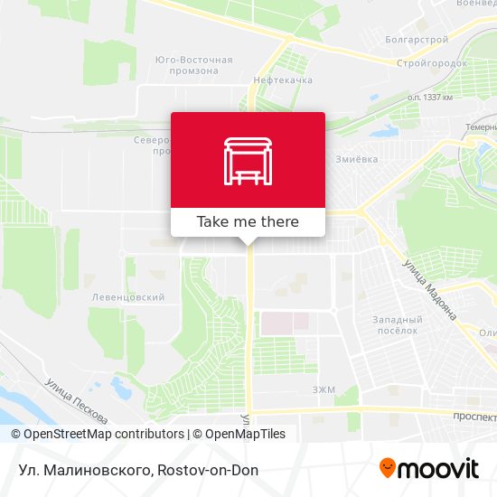 Ул. Малиновского map