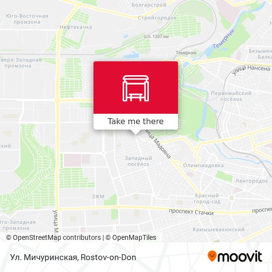 Ул. Мичуринская map