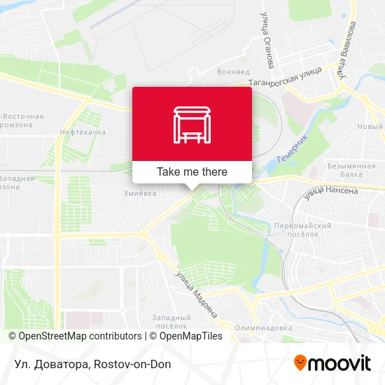Ул. Доватора map