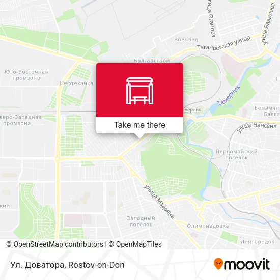 Ул. Доватора map