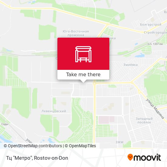 Тц "Метро" map