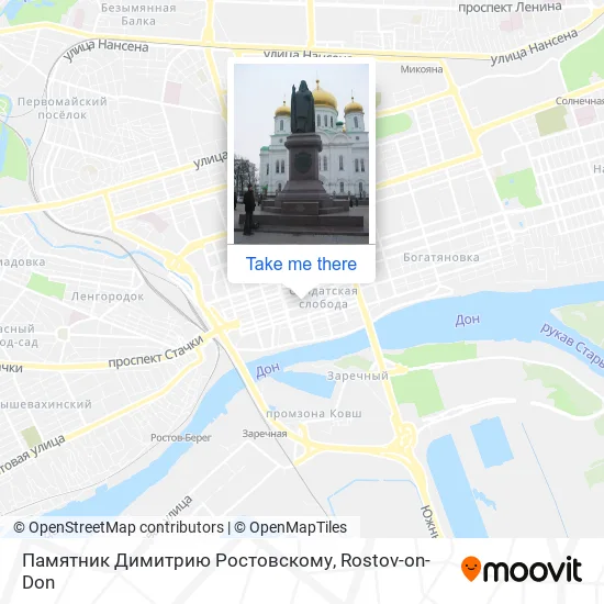 Памятник Димитрию Ростовскому map
