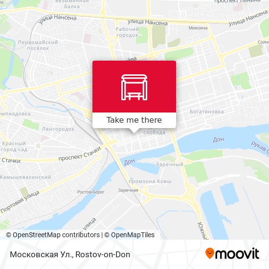 Московская Ул. map