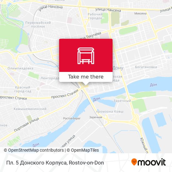 Пл. 5 Донского Корпуса map