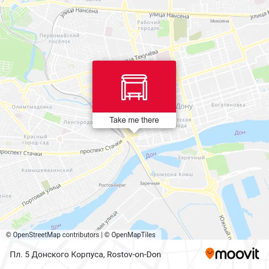 Пл. 5 Донского Корпуса map
