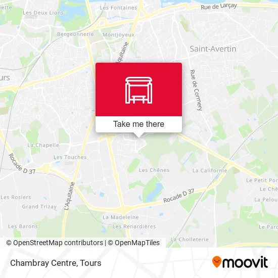 Chambray Centre map