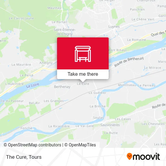 La Cure map