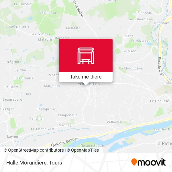 Halle Morandière map