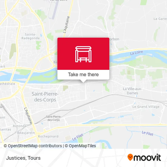 Justices map