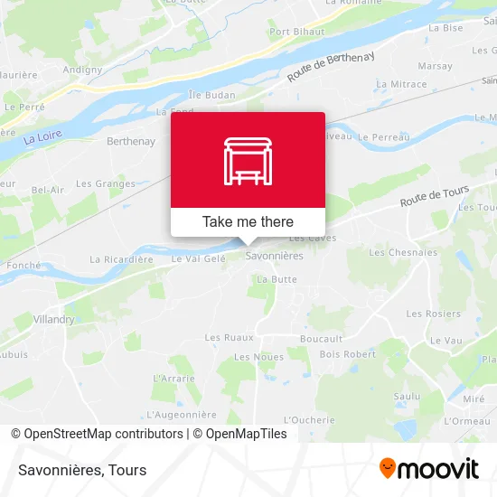 Savonnières map