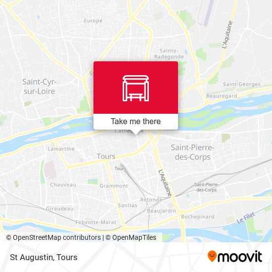St Augustin map