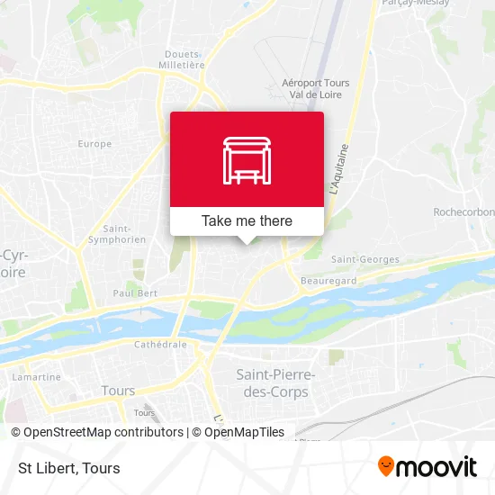St Libert map