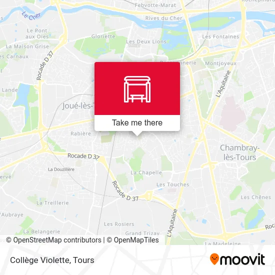 Collège Violette map