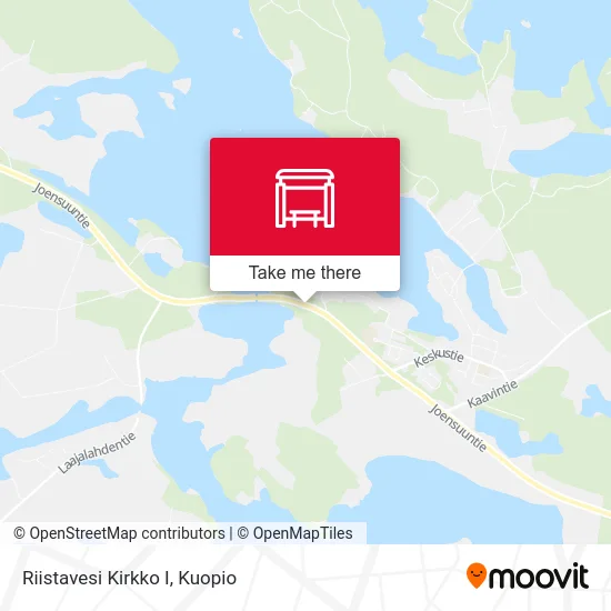 Riistavesi Church East map