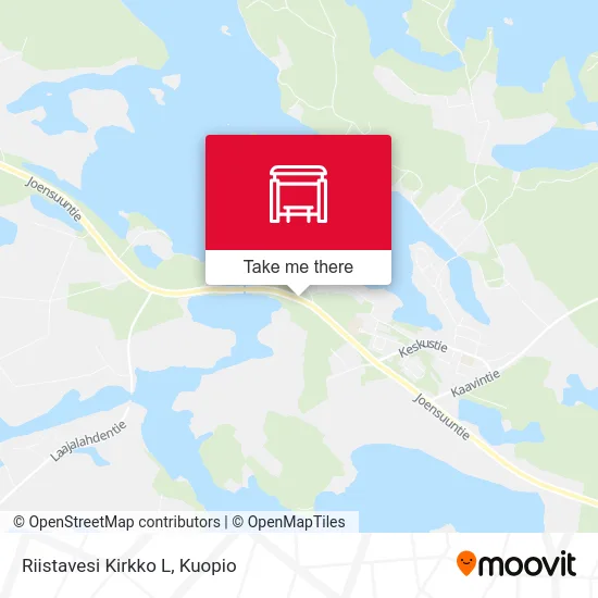 Riistavesi Church West map