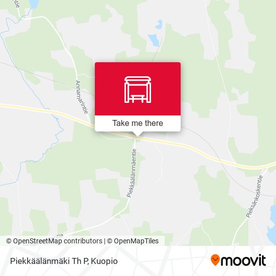 Piekkäälänmäki Th P map