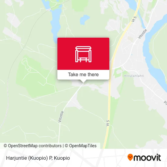 Harjuntie (Kuopio) P map