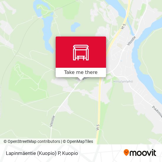 Lapinmäentie (Kuopio) P map