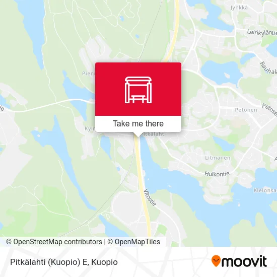 Pitkälahti (Kuopio) S map