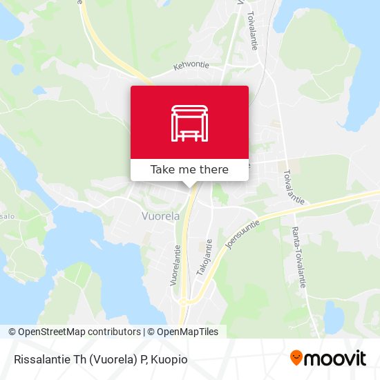Rissalantie Th (Vuorela) P map