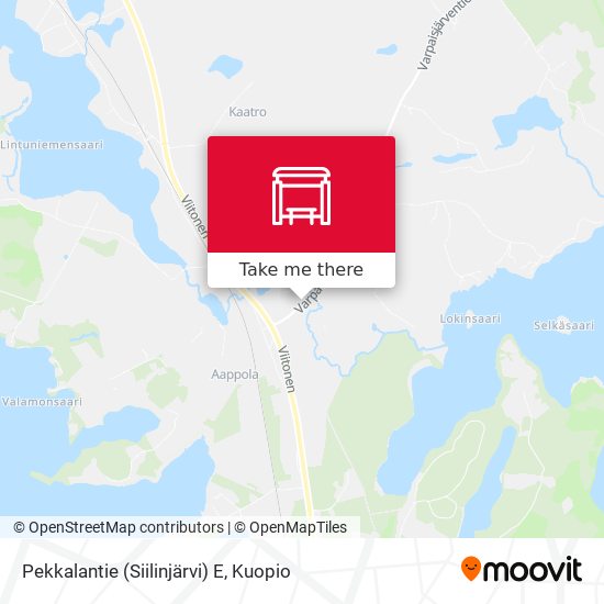 Pekkalantie (Siilinjärvi) E map