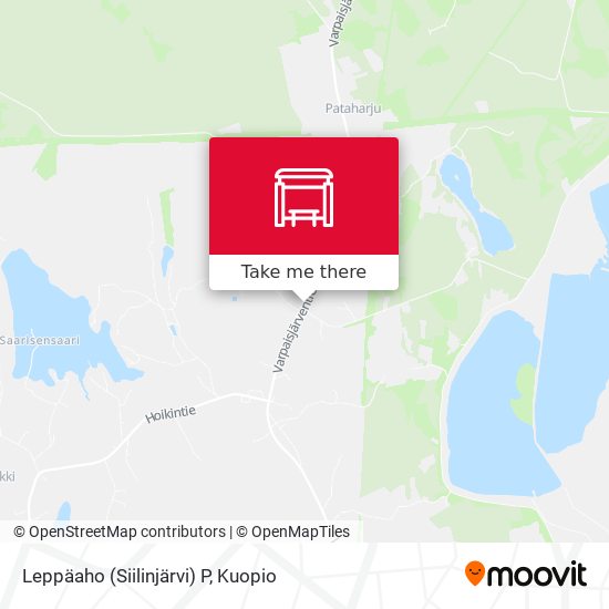 Leppäaho (Siilinjärvi) P map