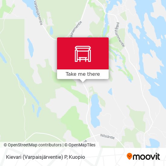 Kievari (Varpaisjärventie) P map