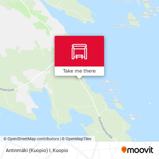 Antinmäki (Kuopio) I map