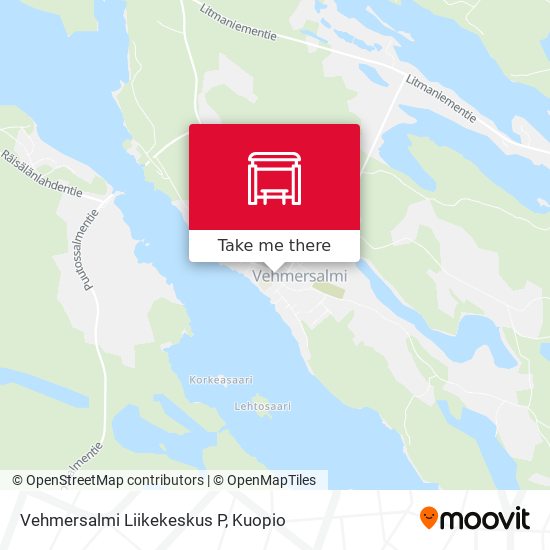 Vehmersalmi Liikekeskus P map